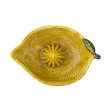 Bloomingville Limone Zitronensaftpresse gelb aus Steingut – mediterranes Küchenaccessoire