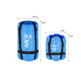 NILS CAMP Junior Kinderschlafsack Blau - warmer Schlafsack für Kids, Camping, Reisen & Outdoor