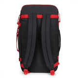 Eastpak CARRY PACK, Reiserucksack, Kontrast Scarlet (rot), 30L, Reisetasche mit Flaschenhalter und Laptopfach