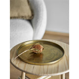 Bloomingville Canon Tablett Gold Metall 40 x 2 cm Speisetablett Dekotablett