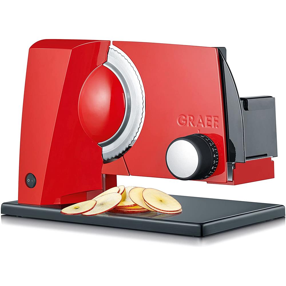 GRAEF Allesschneider SlicedKitchen S11003 rot Wellenschliffmesser | B-Ware