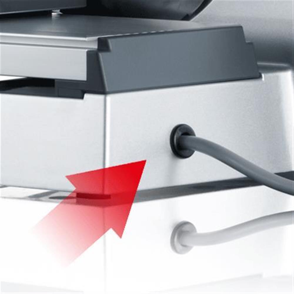 GRAEF Vivo V 11 Allesschneider – Edelstahlmesser, energiesparend, 88 W, mit Kindersicherung | B-Ware