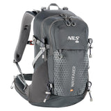 NILS CAMP Trekkingrucksack Wayfarer 35L in Grau - komfortabler Outdoor Rucksack mit Belüftung