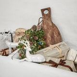 Bloomingville Cedar Türdeko Grün Kunstzweige Weihnachtsdeko Tannenzapfen