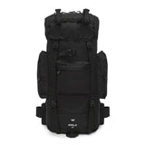 NILS CAMP Militärrucksack Eagle 70L Schwarz - Trekking Rucksack Outdoor Camping Survival