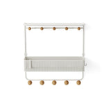 Umbra Estique Regal mit 10 Haken, Accessoire Organizer für den Eingang, in Weiß