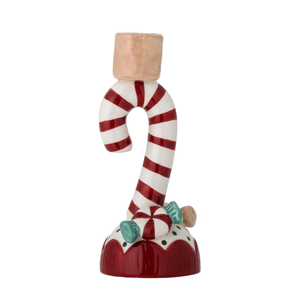 Bloomingville Leiani Kerzenhalter 2er Set bunt Keramik Weihnachtsdeko für Stabkerzen Tischdeko