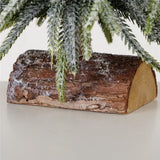 BOLTZE Weihnachtsbaum Tanni – Dekobaum aus Spießtanne & Kunststoff, beschneit, 33 cm hoch
