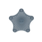 Umbra Starfish Abfluss Haarfänger mit Saugnäpfen, Silikon Abflusssieb, in Schieferblau