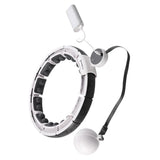 Hula Hoop Reifen mit LCD-Zähler, Magneten und Gewicht Weiß | HMS HHM16