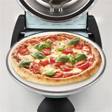 G3Ferrari elektrischer Pizzaofen Delizia Pizzamaker 1200 W für Pizza Ø 31cm cool blue Pizzamaker mit feuerfestem Naturstein blau Limitierte Edition