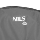 NILS CAMP Campingstuhl faltbar in Grau - bequemer Outdoor Stuhl für Camping, Angeln & Garten