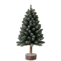 BOLTZE Weihnachtsbaum Natan 76cm Dekobaum Tannenbaum mit Schnee Weihnachtsdekoration